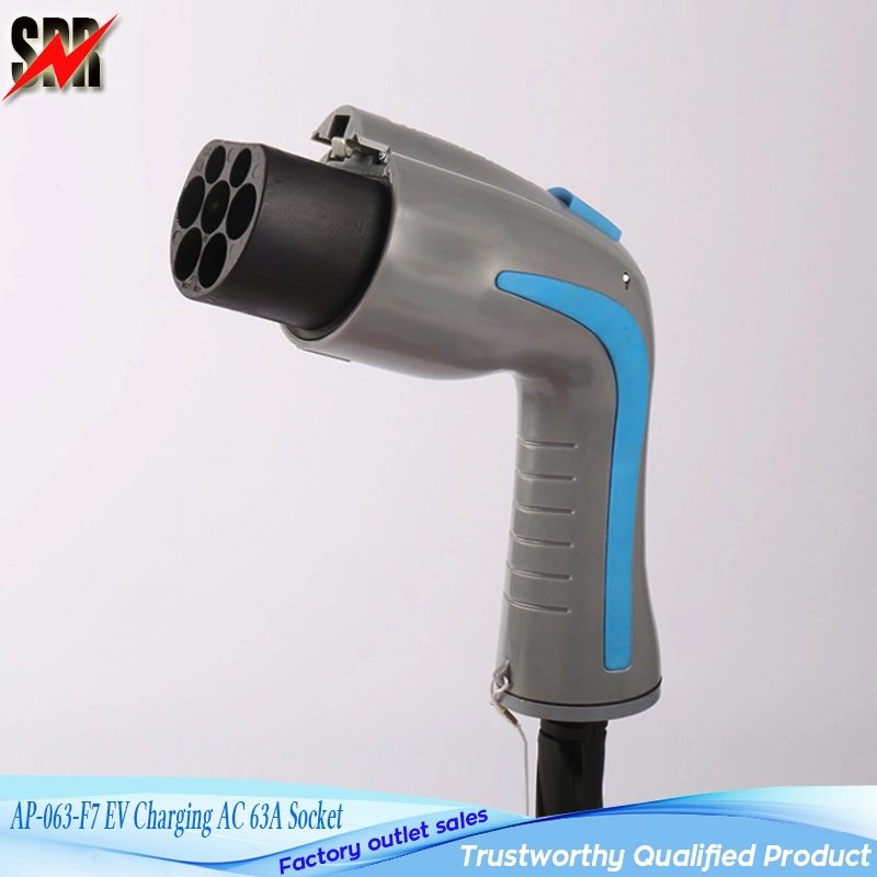 Ap-063-F7 EV Charging Socket AC 63A Double Ended Gun