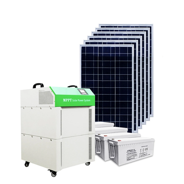 Solar Generator 5000 Watt 6kw 8kw 24V Lithium Battery Solar System Kit Portable All in One Design off Grid Solar Power System