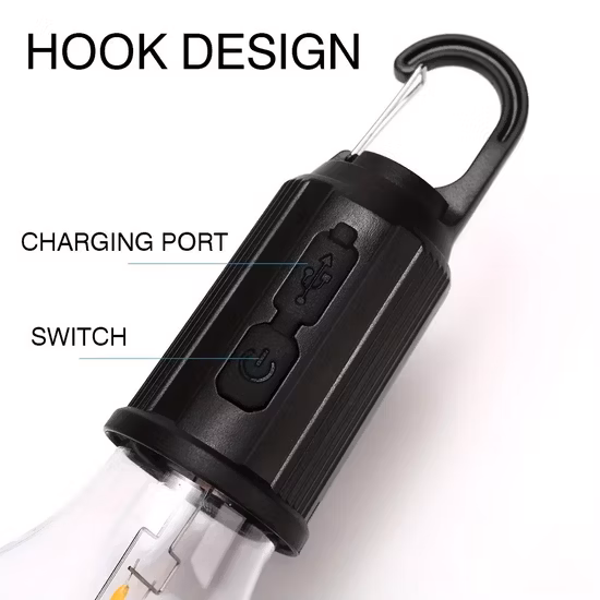 Солнечная USB перезаряжаемая аварийная лампа Портативные солнечные фонари Кемпинговый фонарь Светодиодный ночник Палатка Открытый солнечный свет