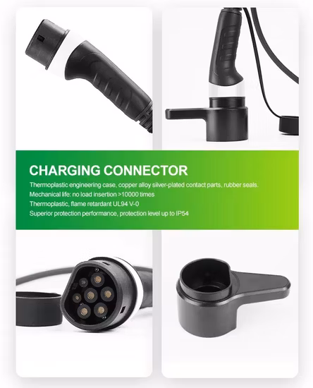 3-фазное домашнее автомобильное зарядное устройство переменного тока, 11 кВт, настенная коробка для электромобилей с приложением