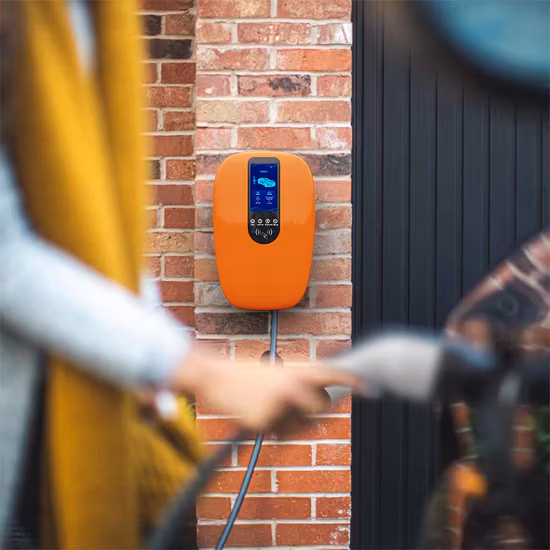 Настенное зарядное устройство Wallbox EV мощностью 22 кВт, зарядное устройство переменного тока для электромобилей с сертификацией CE